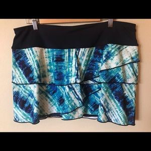 Fila tiered layer tennis skort